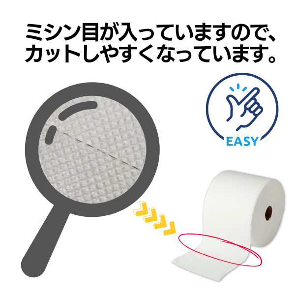 ペーパーウエス 幅280mm×長380m カットタイプ 1巻/2巻 (1幕=1000カット)