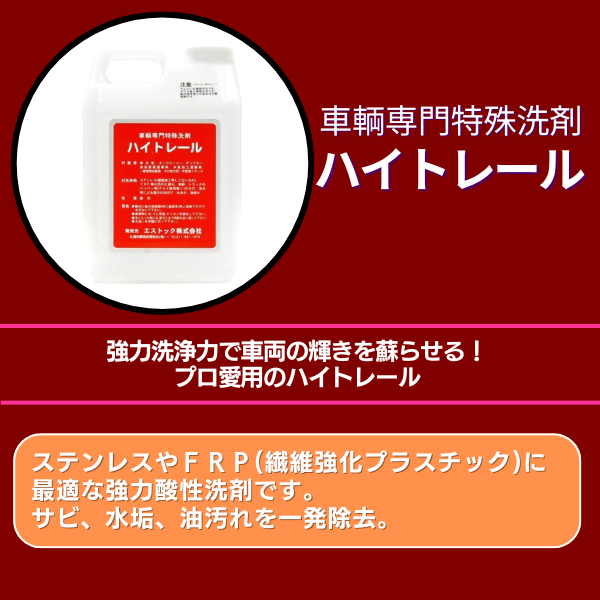 ハイトレール 2L+ブルーマジック 549g セット (金属磨きセット)