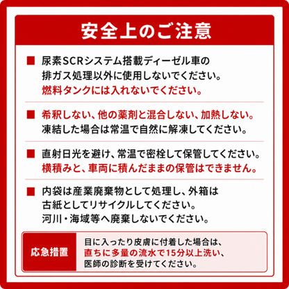 アドブルー 新日本化成 AdBlue 高品位尿素水 10L・20L 尿素SCRシステム専用 伸縮ノズル同梱