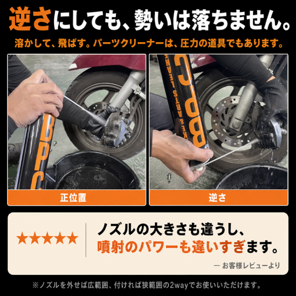 ブレーキ＆パーツクリーナー 840mL 速乾性 逆さ使用OK【まとめ買いでお得】
