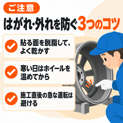 バランスウェイト 貼り付け 板状 鉄製（鉛フリー）ブラック 5g刻み 75g×40本（3kg）アルミホイール用